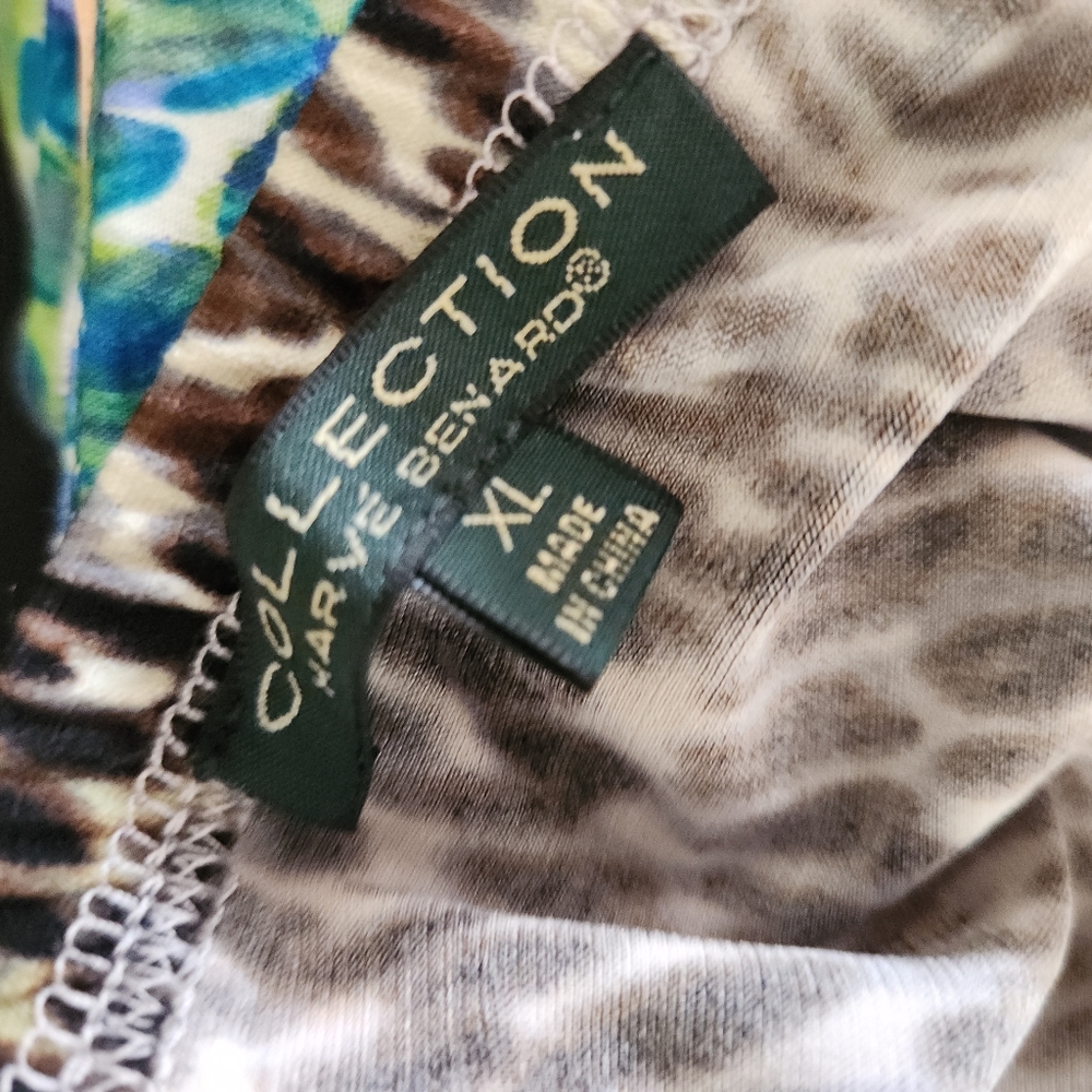 Collection Harve Bernard Animal Print Skirt Size XL - Picture 5 of 5